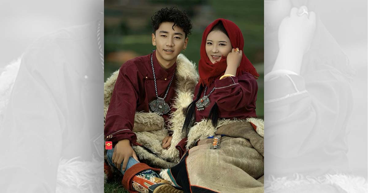 A-Sang met zijn vrouw