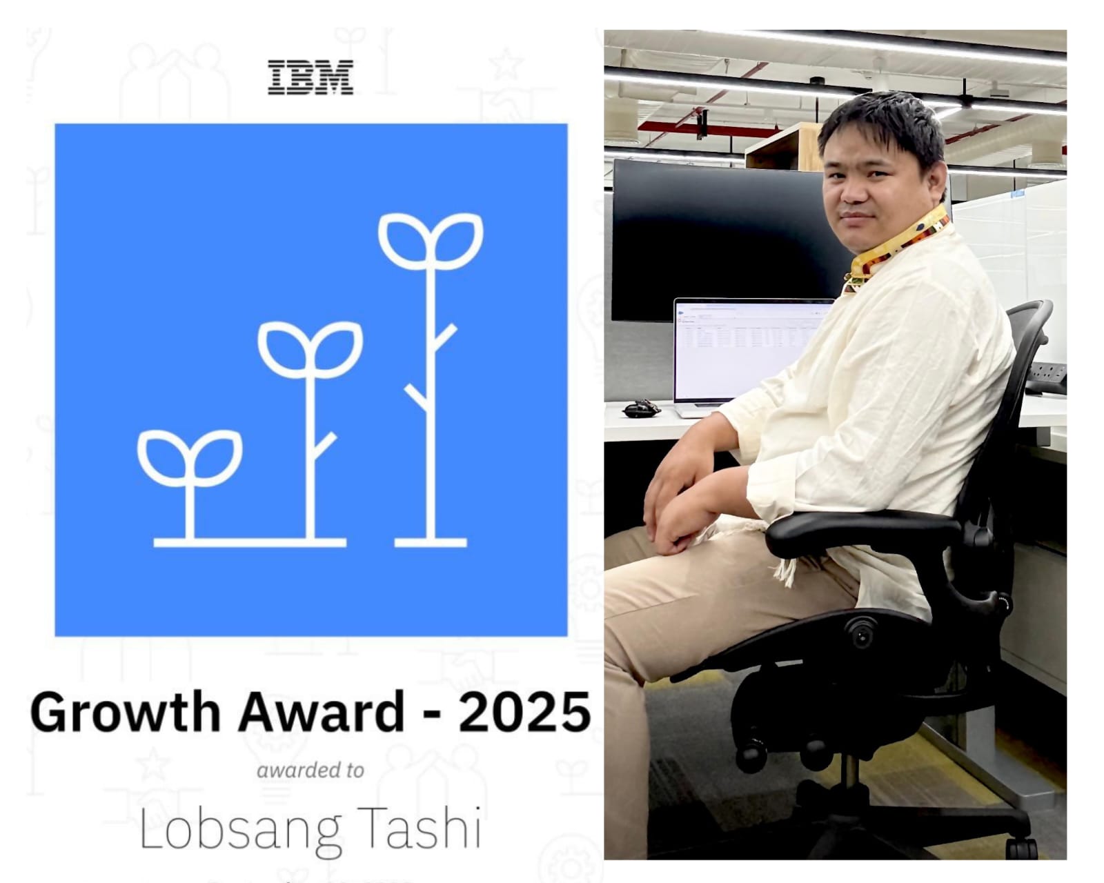 Lobsang Tashi, Tibetaanse AI-engineer bij IBM Spanje